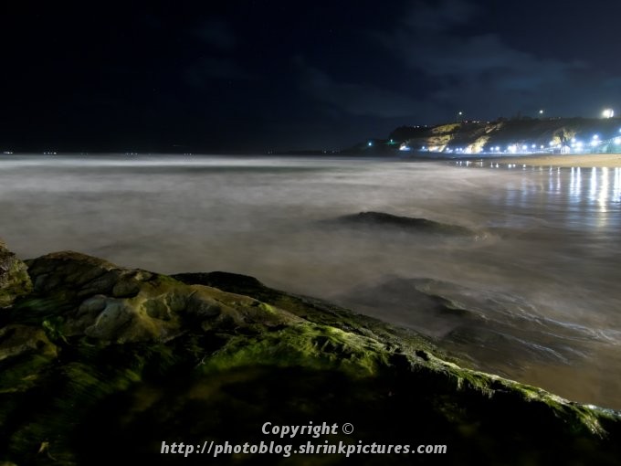 Newcastle Beach At night