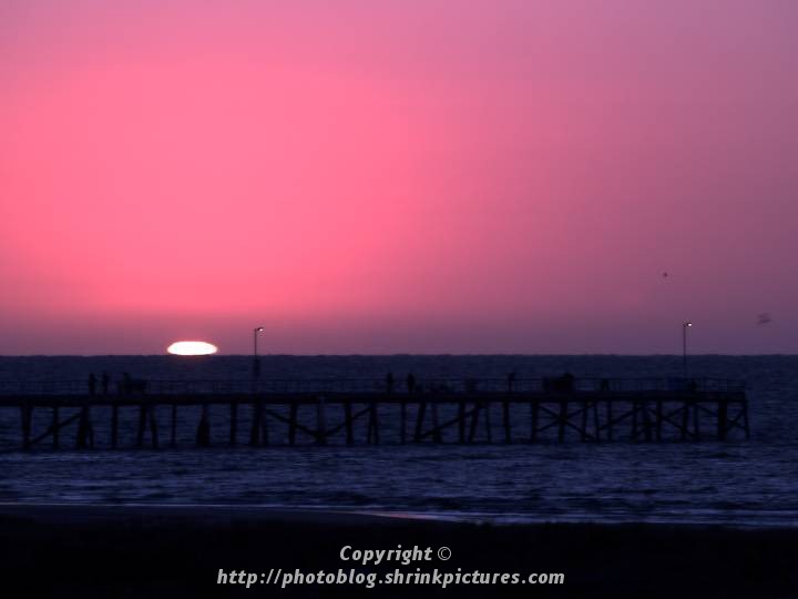Sunset over Semaphore Jetty