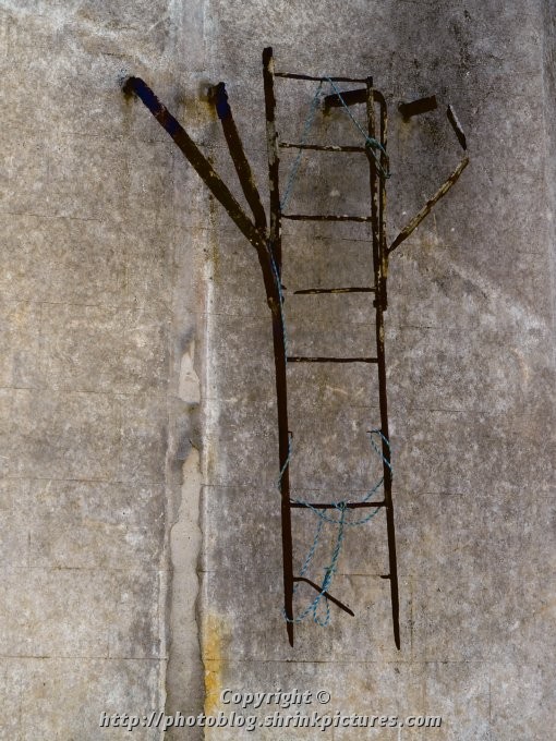 Rusted Ladder to nowhere