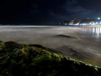 Newcastle Beach At night